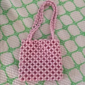 NEW Pink Beaded Bag